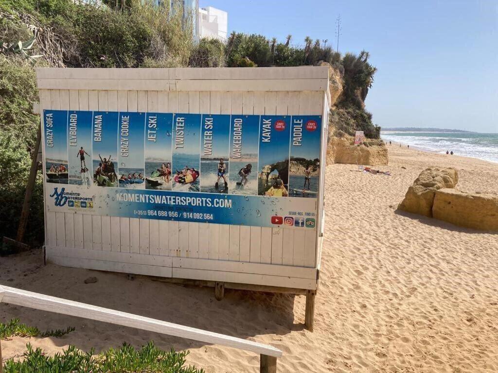 Luxury Two Br Pool View Beach Side Apartment At Algarve'S Longest Beach Armação de Pêra Exteriör bild